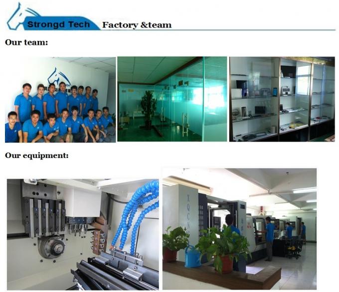 精密急速な CNC のプロトタイピング CNC の機械化の部品、青/黒
